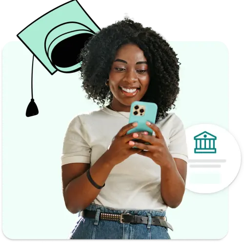Student considering financing options for education